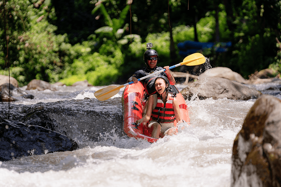 Kayaking in Ubud, Bali - river adventure