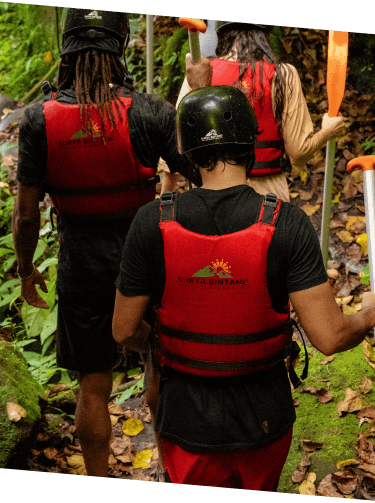 Guided kayaking experience in Ubud, Bali